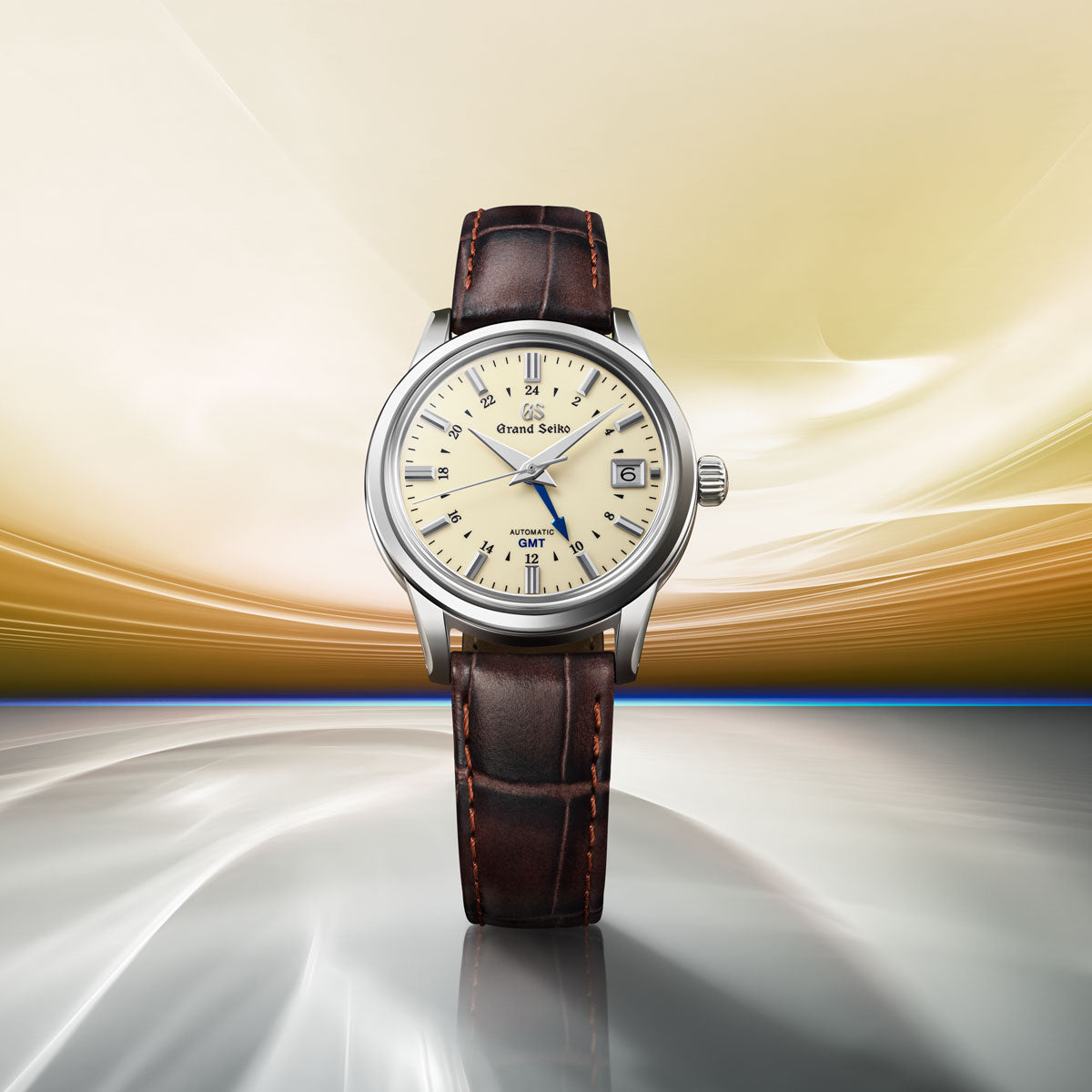 グランドセイコーSBGM221　GMT Grand Seiko Automatic GMT SBGM221 Strap Watch – Grand Seiko
