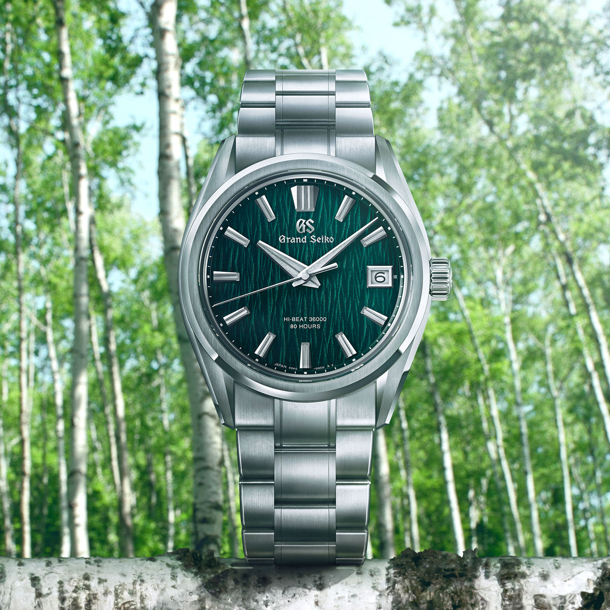 SEIKO Grand Seiko HI-BEAT 自動巻き時計 本体 Grand Seiko Hi-Beat 36000 80 Hours SLGH033 Green Birch Watch