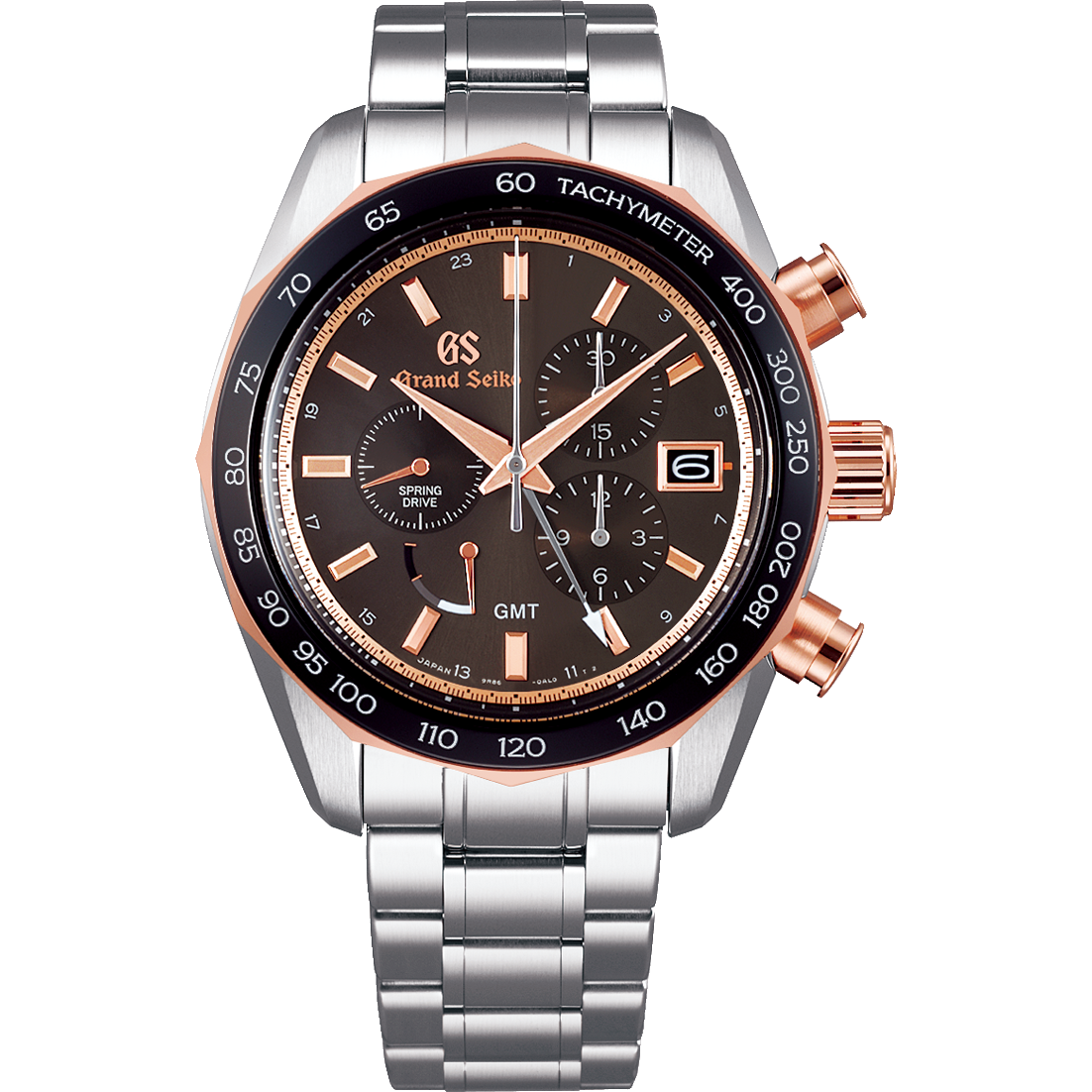 Grand Seiko Spring Drive Chronograph Rose Gold SBGC244 Watch  display picture 2