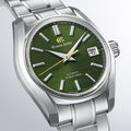 Grand Seiko SBGH351 Ever Brilliant Steel 62GS green-dial watch 