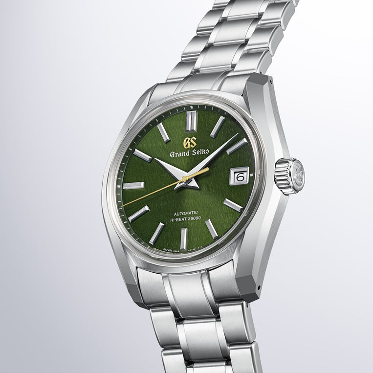 Grand Seiko SBGH351 Ever Brilliant Steel 62GS green-dial watch 