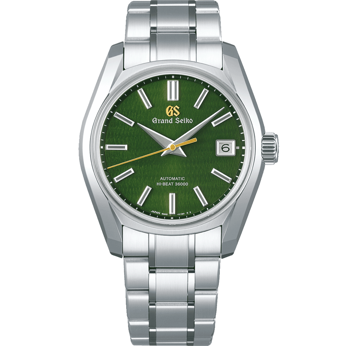 Grand Seiko SBGH351 Ever Brilliant Steel 62GS green-dial watch 