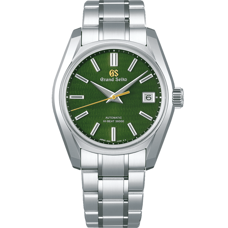 Grand Seiko SBGH351 Ever Brilliant Steel 62GS green-dial watch 