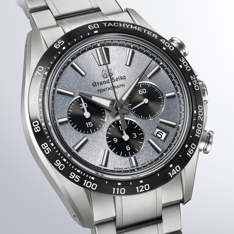 Grand Seiko SLGC007 tentagraph panda-dial watch