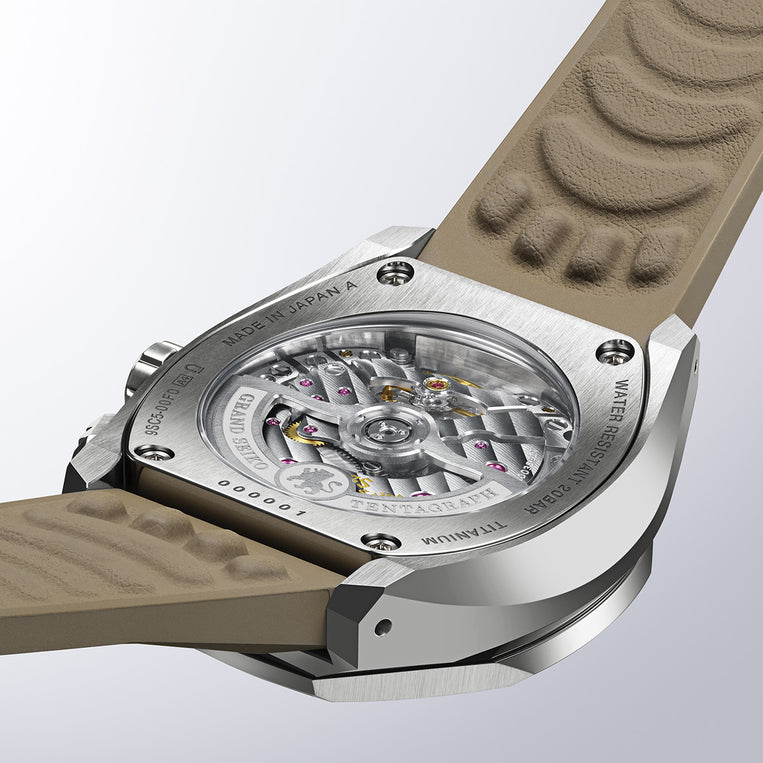 Grand Seiko SLGC009 Tokyo Lion Tentagraph watch caseback