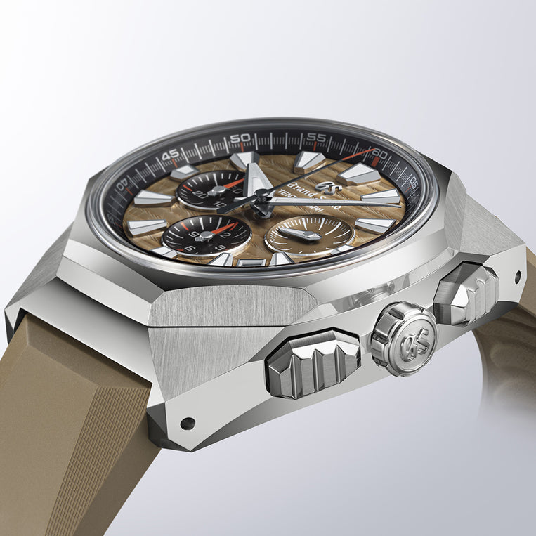 Grand Seiko SLGC009 Tokyo Lion Tentagraph watch caseside