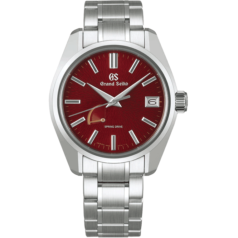 Grand Seiko SBGA493 red dial 44GS watch