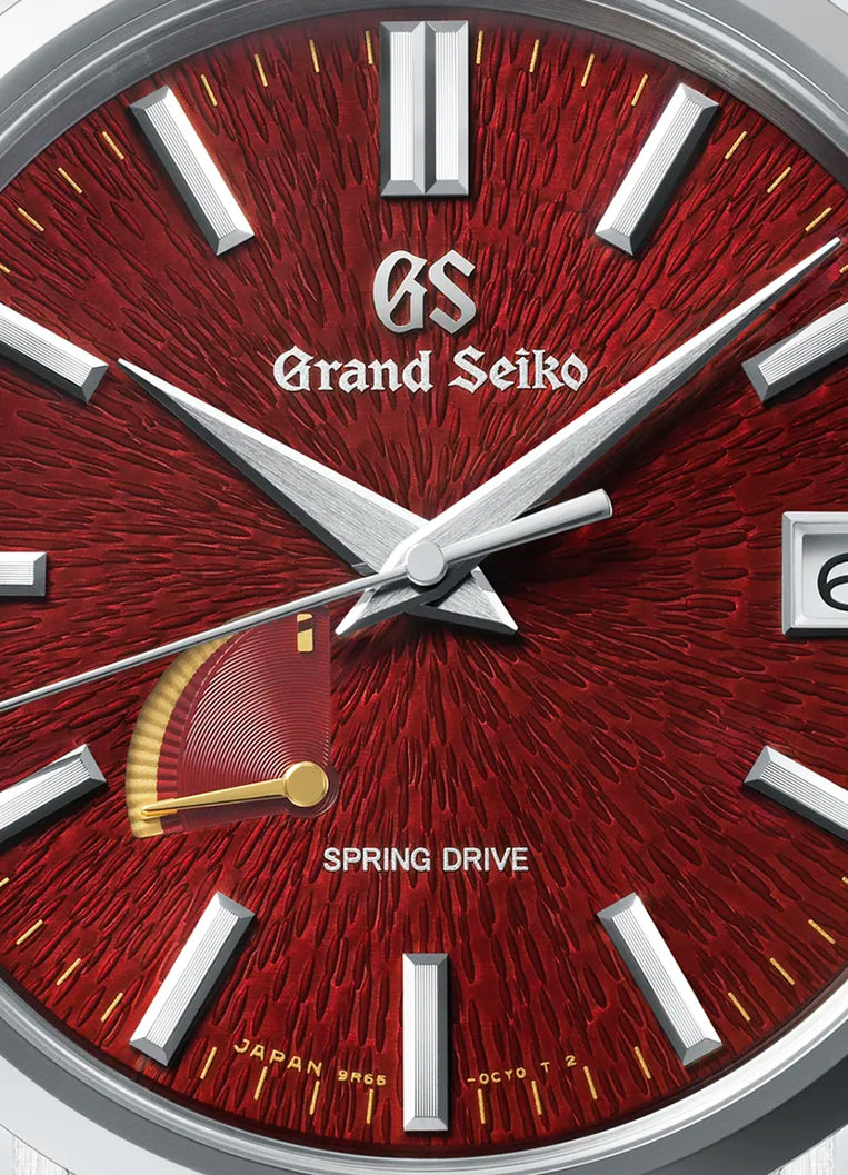 Grand Seio SBGA493 red dial watch