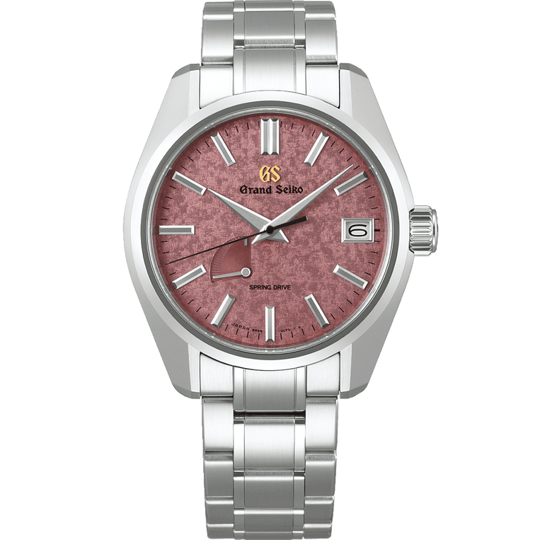 Grand Seiko SBGA509 pink dial 44GS watch