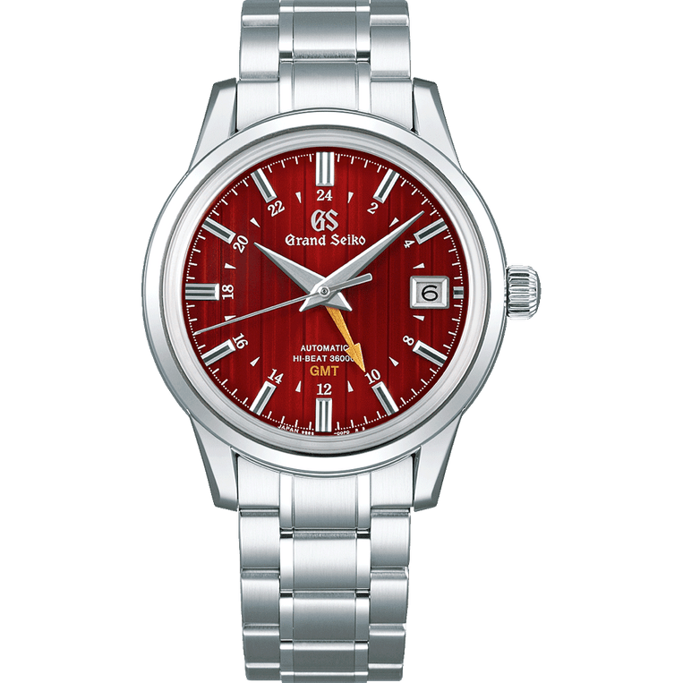 Grand Seiko SBGJ273 red dial watch.