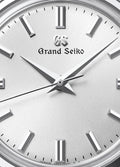 Grand Seiko SBGW305 silver dial watch. 