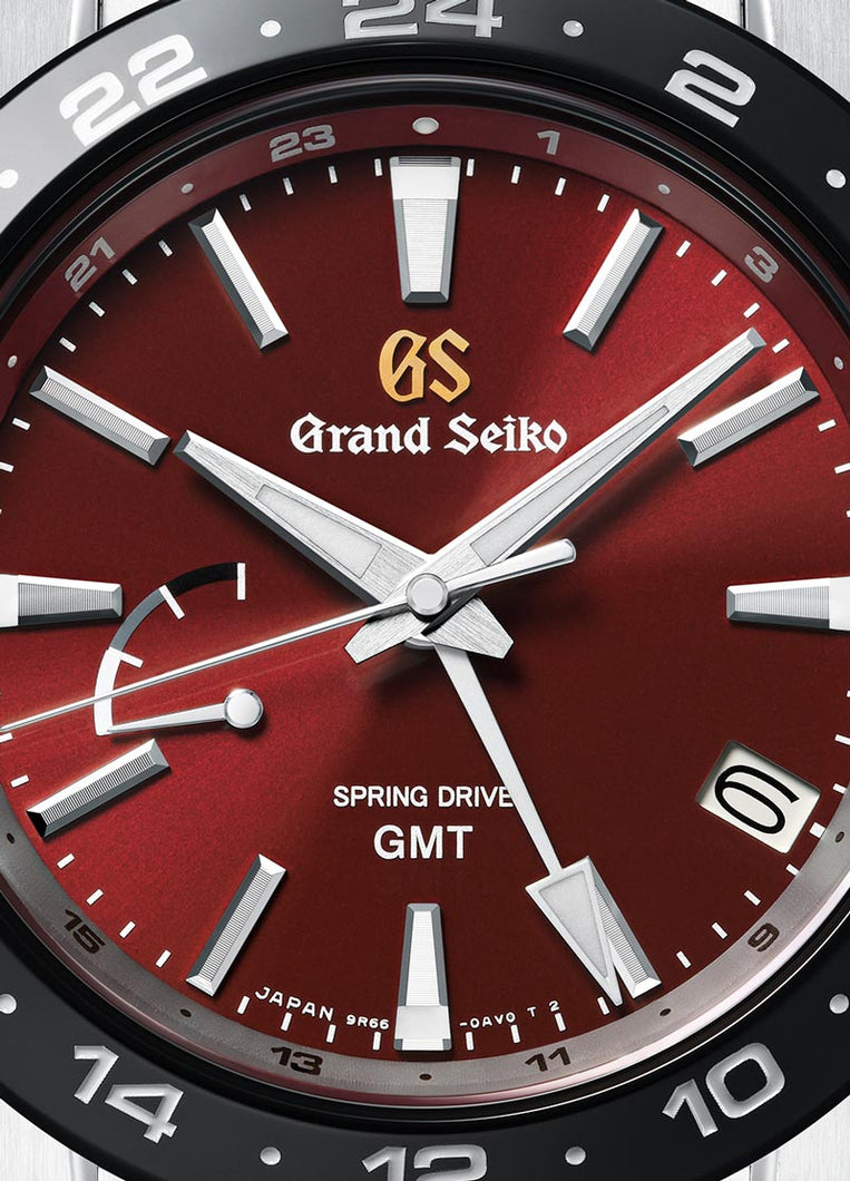 Grand Seiko SBGE305 Limited Edition Spring Drive GMT red dial stainless steel ceramic men's watches