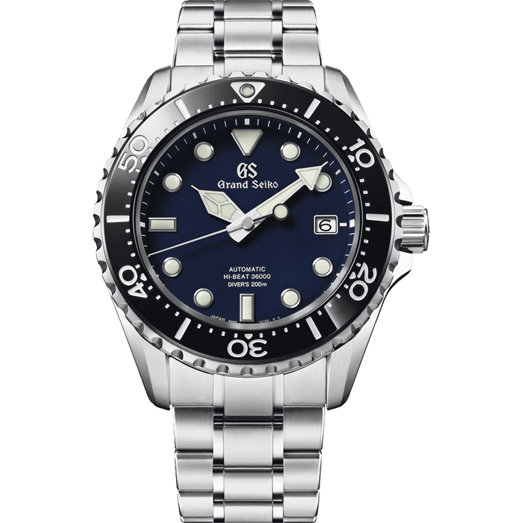 Grand Seiko Hi-Beat 36000 Blue Diver 200m SBGH289 Watch – Grand Grand Seiko Hi-Beat 36000 Blue Diver 200m SBGH289 Watch – Grand