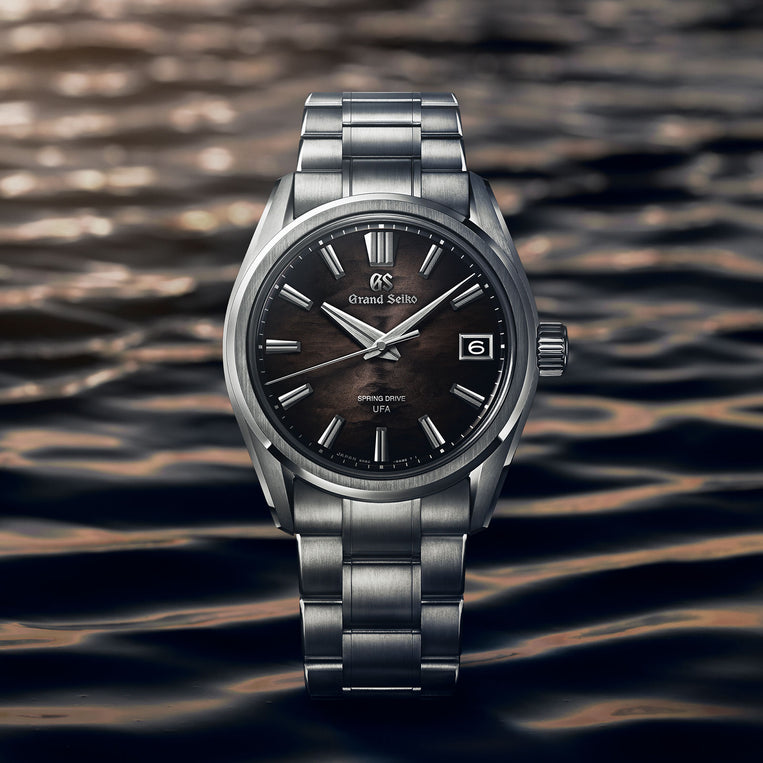 Grand Seiko Spring Drive UFA Lake Suwa Black dial titanium SLGB007