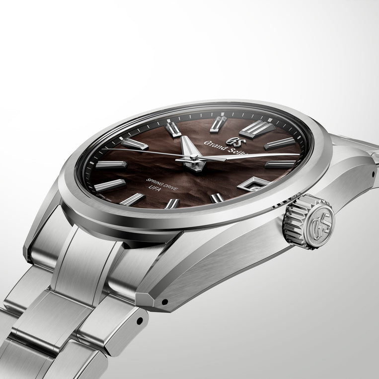 Grand Seiko Spring Drive UFA Lake Suwa Black dial titanium SLGB007 dial