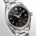 Grand Seiko Spring Drive UFA Lake Suwa Black dial titanium SLGB007 dial texture 