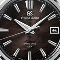 Grand Seiko Spring Drive UFA Lake Suwa Black dial titanium SLGB007 dial texture