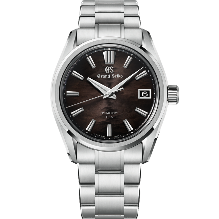 Grand Seiko Spring Drive UFA Lake Suwa Titanium Black dial watch SLGB007