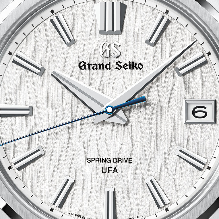 Grand Seiko Spring Drive UFA White Birch SLGB009 Dial texture