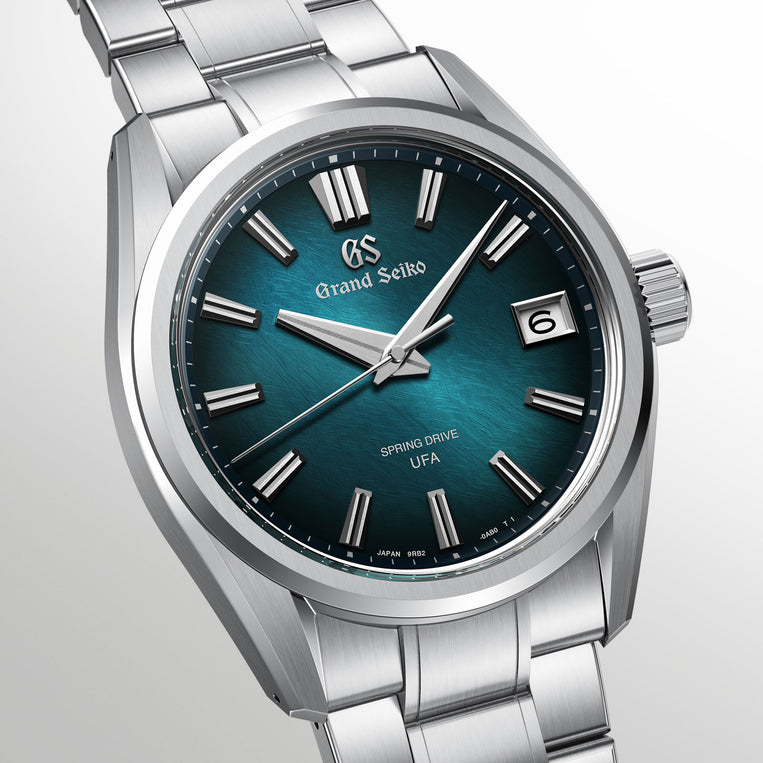 Grand Seiko Spring Drive UFA Atera Valley Steel Watch SLGB011 dial