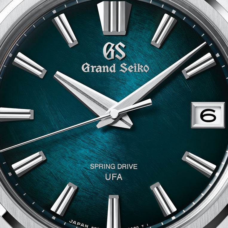 Grand Seiko Spring Drive UFA Atera Valley Steel Watch SLGB011 dial 