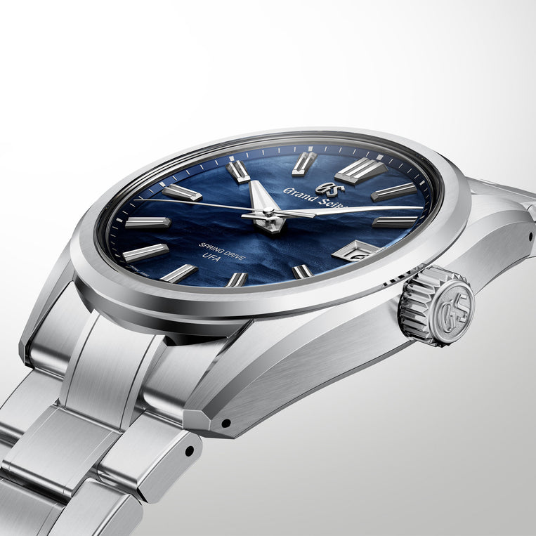 Grand Seiko Spring Drive UFA Lake Suwa 40mm Ever-Brilliant Steel watch SLGB013