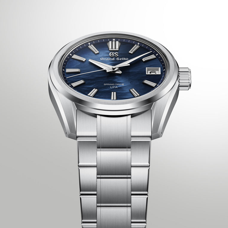 Grand Seiko Spring Drive UFA Lake Suwa 40mm Ever-Brilliant Steel watch SLGB013
