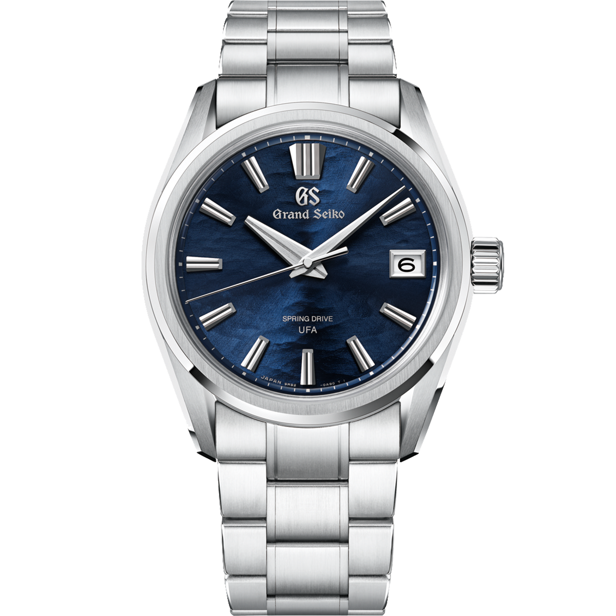 Grand Seiko Spring Drive UFA Lake Suwa 40mm Ever-Brilliant Steel watch SLGB013