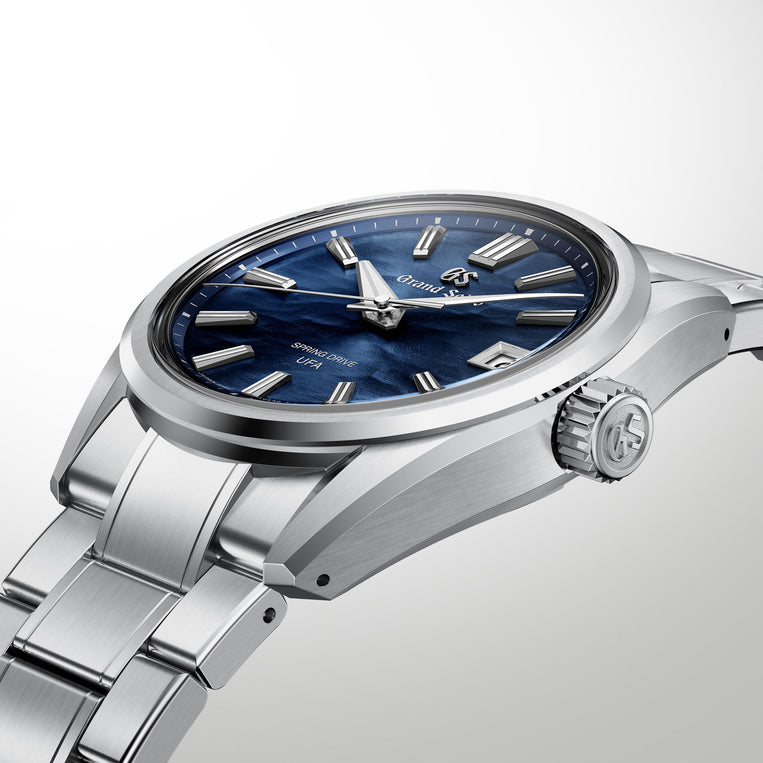 Grand Seiko Spring Drive UFA Lake Suwa 37mm Ever Brilliant Steel watch SLGB015