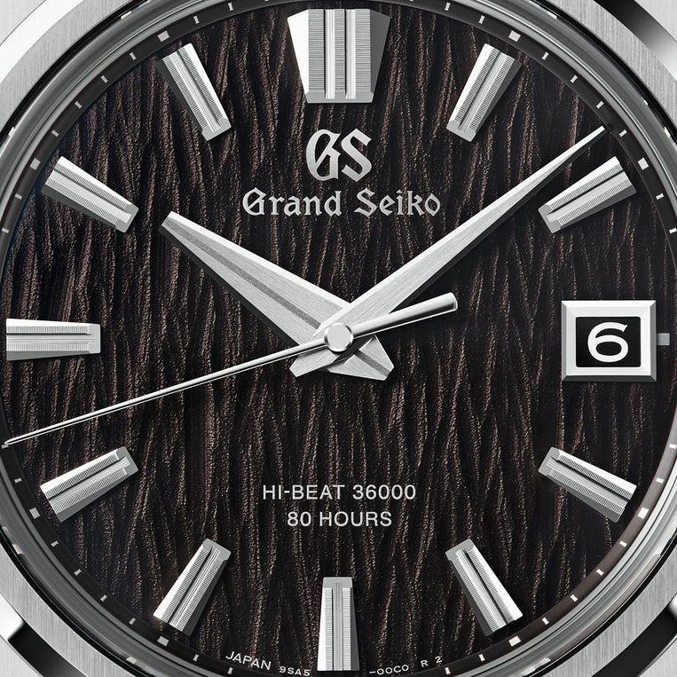 Grand Seiko Hi-Beat 80 Hours Night Birch Titanium watch SLGH029 dial