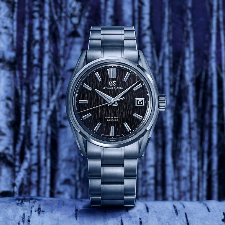 Grand Seiko Hi-Beat 80 Hours Night Birch Titanium watch SLGH029
