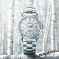 Grand Seiko Hi-Beat 36000 80 Hours White Birch Ever Brilliant Steel Watch SLGH031 Shirakaba
