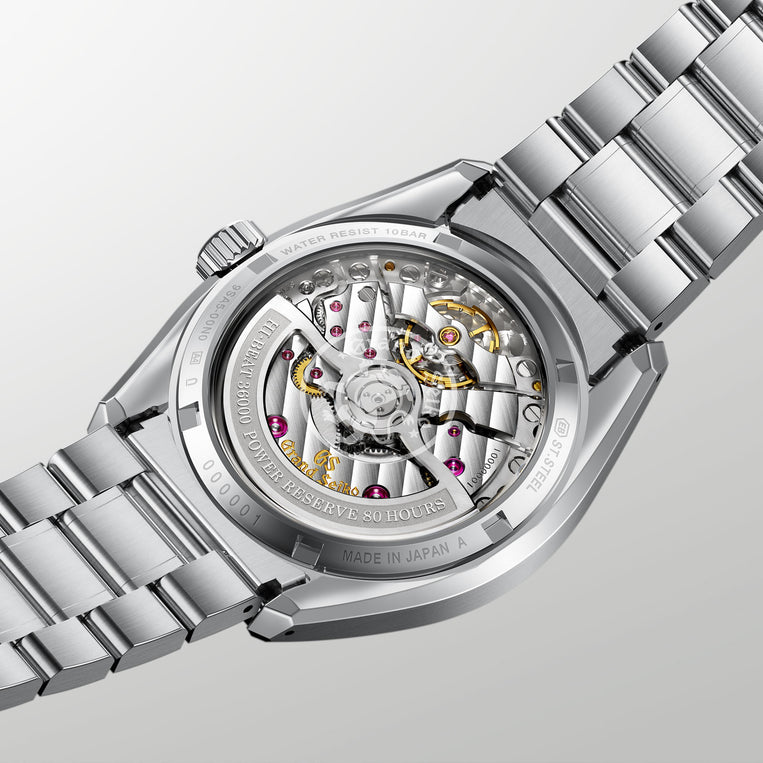 Grand Seiko Hi-Beat 36000 80 Hours White Birch Ever Brilliant Steel Watch SLGH031 movement Caliber 9SA5