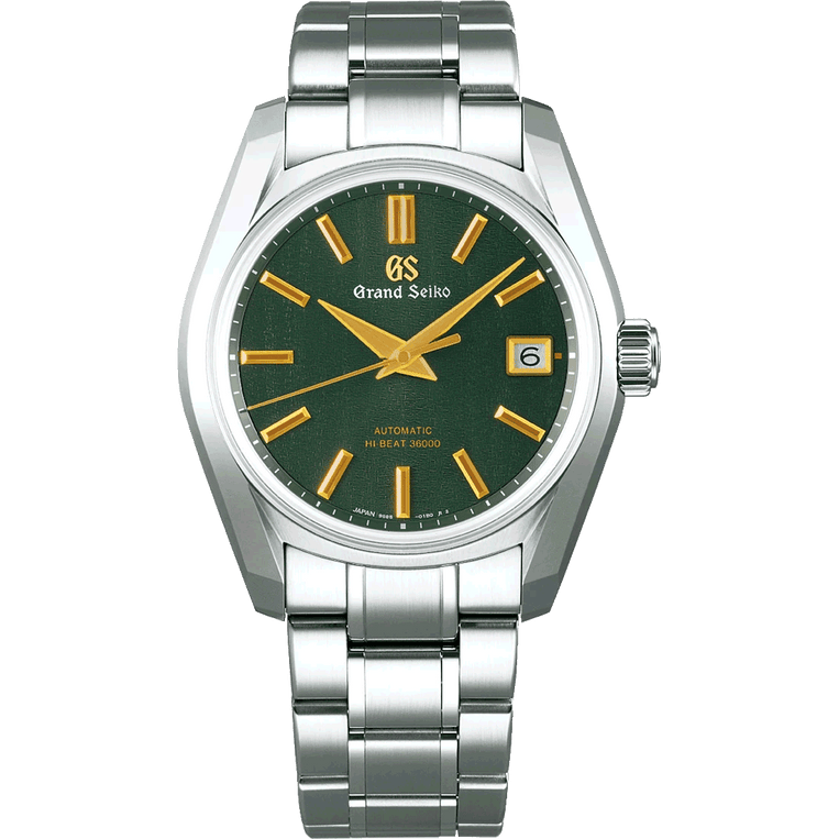 Grand Seiko SBGH271 Hi Beat 36000 Automatic Green Dial Rikka Stainless Steel Watch