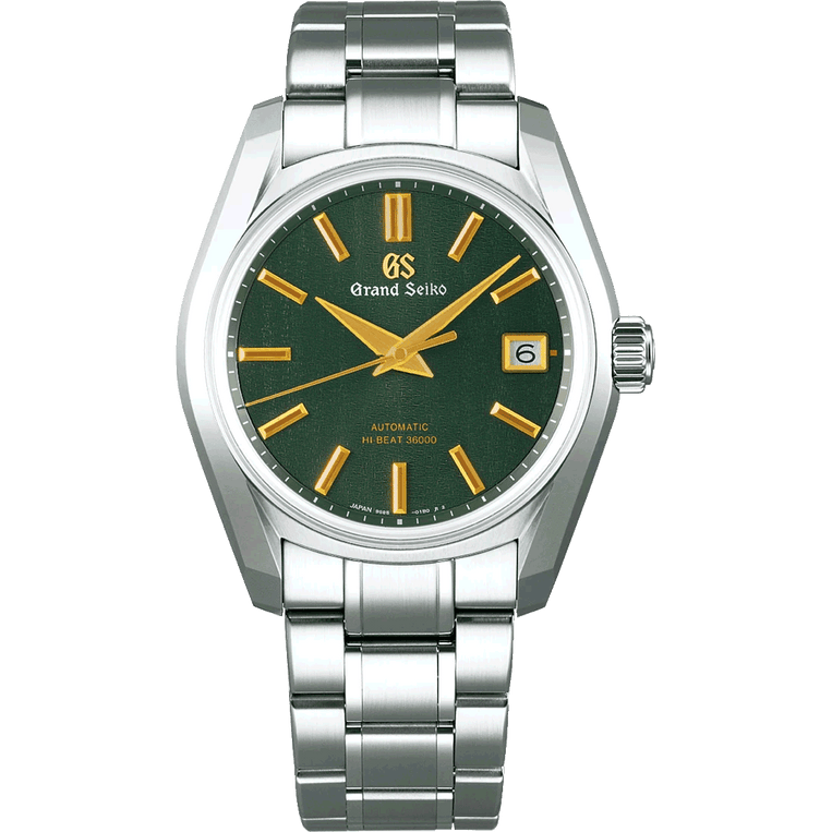 Grand Seiko Hi-Beat 36000 Rikka Summer Green SBGH271 Watch – Grand Grand Seiko Hi-Beat 36000 Rikka Summer Green SBGH271 Watch – Grand