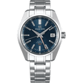 Grand Seiko Hi Beat 36000 GMT 44GS Stainless Steel Blue Mt. Iwate Dial Boutique Limited Edition SBGJ235