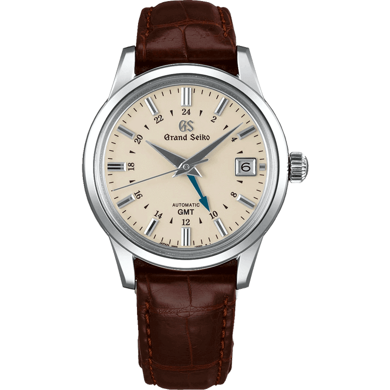 Grand Seiko Automatic GMT SBGM221 Strap Watch Grand Seiko