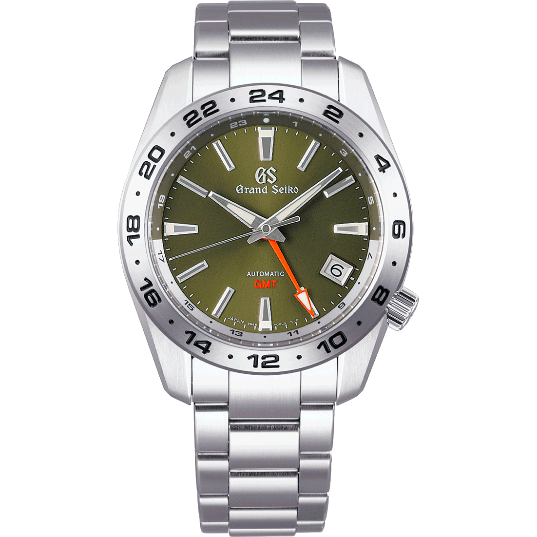 Grand Seiko Automatic GMT Green SBGM247 Steel Sport Watch – Grand