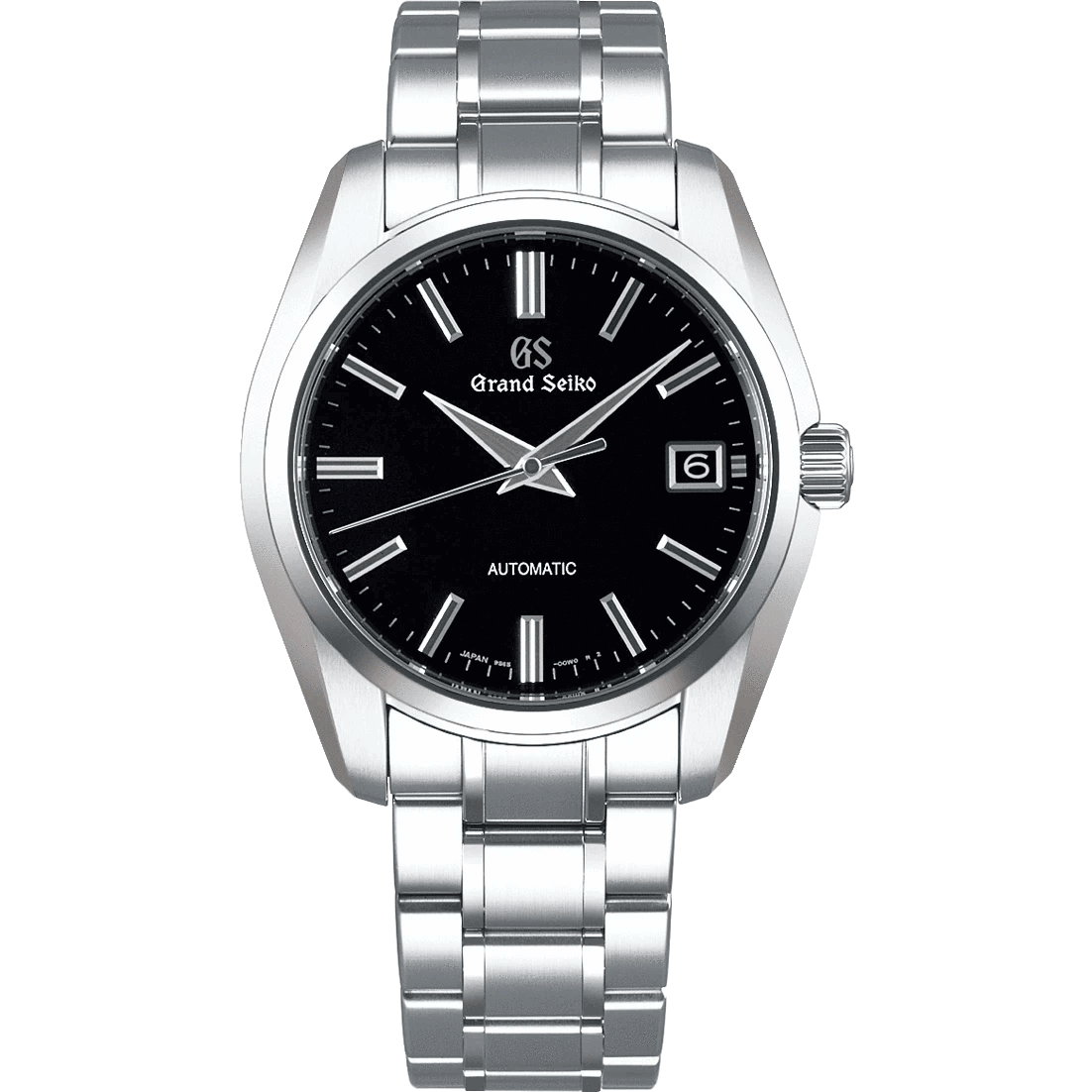 Grand Seiko SBGR317, mechanical automatic 9S65, stainless steel, black dial, men's watches