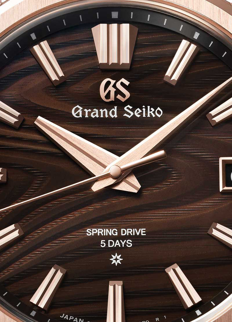 Grand Seiko SLGA008 brown tree rings dial