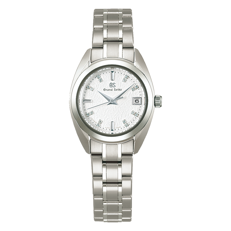 Grand Seiko STGF374 ladies quartz watch in High-Intensity Titanium