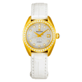Grand Seiko STGK004, Automatic 9S27, white dial, 18k yellow gold case and diamonds, women's watches