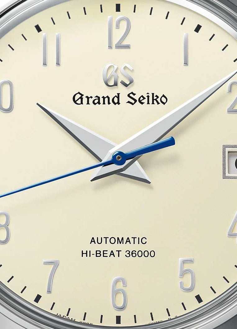 Grand Seiko Automatic Hi-Beat 36000 ivory dial men's watches SBGH213 
