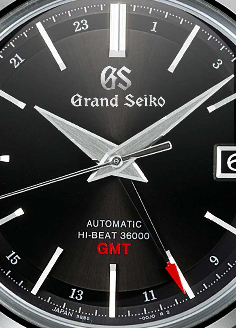 Grand Seiko Hi Beat GMT Black Dial 9S68 SBGJ219