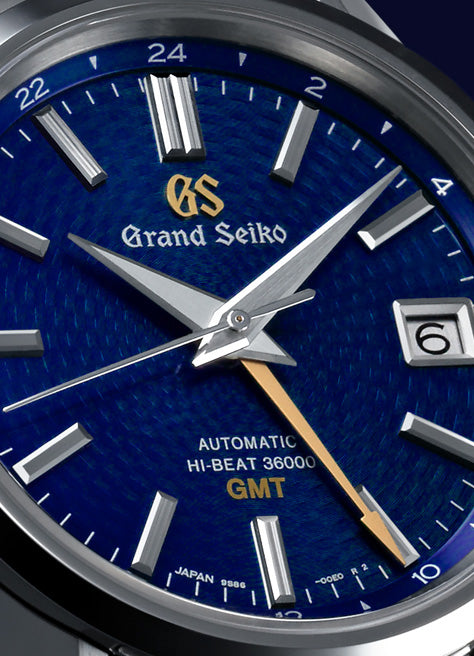 Forfølgelse Registrering reb Grand Seiko Hi-Beat GMT 44GS Blue Peacock SBGJ261 Watch – Grand Seiko  Official Boutique
