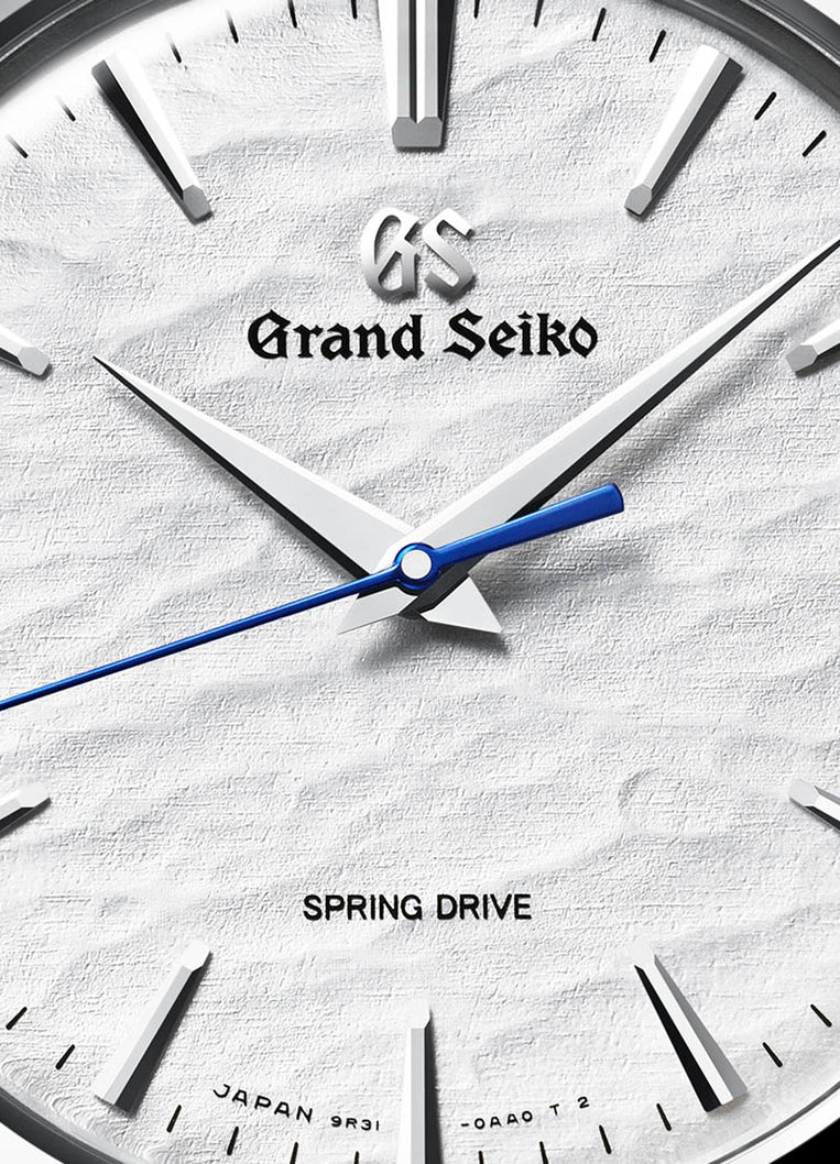 Grand Seiko SBGY013 white omiwatari dial texture