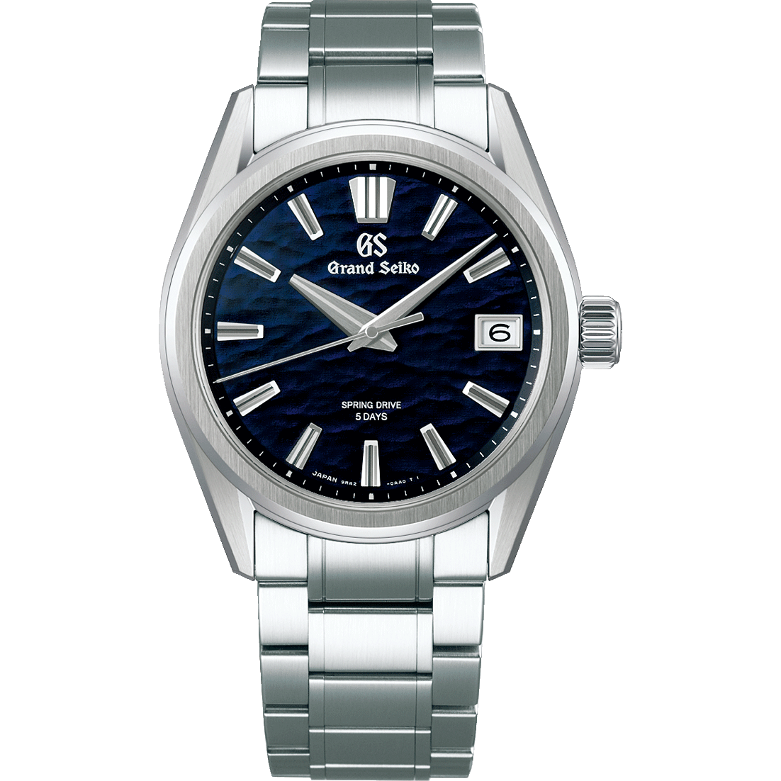 Grand Seiko SLGA021 Blue Lake Suwa dial watch