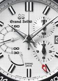 Grand Seiko SBGC221 Spring Drive Chronograph GMT white dial 