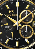 Grand Seiko SBGC240 Spring Drive Chronograph GMT black dial 