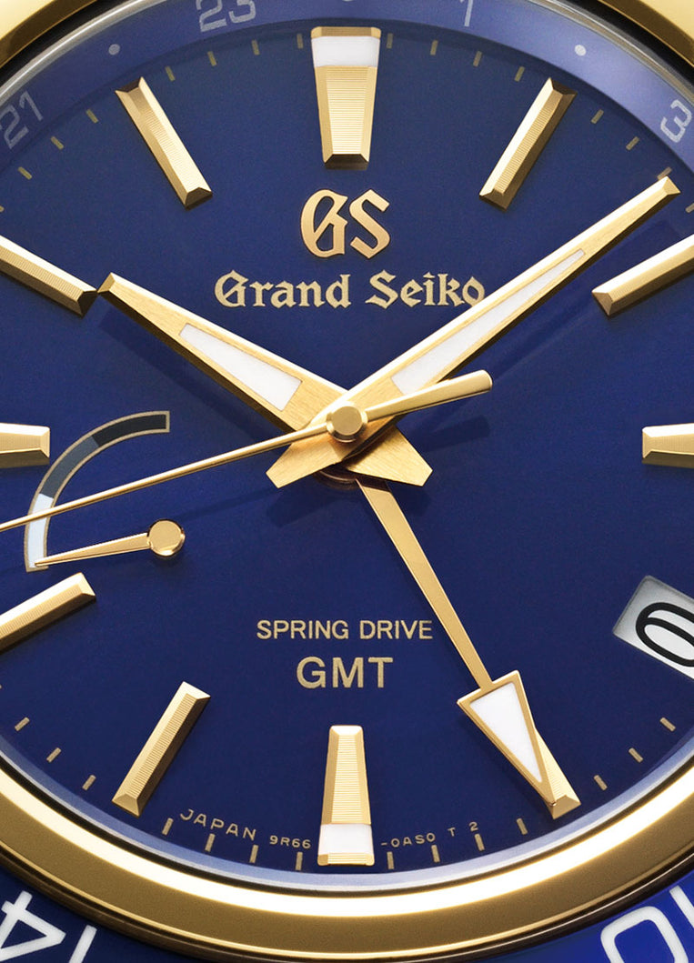 Grand Seiko Spring Drive GMT Blue Gold SBGE248 Sport Watch – Grand
